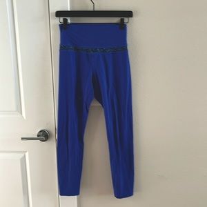 Lululemon cobalt blue high waisted leggings